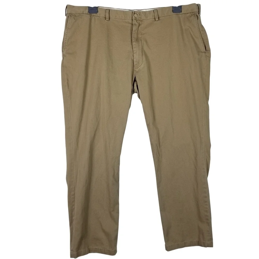 Polo Ralph Lauren Chino Pants Mens 46 Khaki Tan Classic Fit 100% Cotton RN 41381